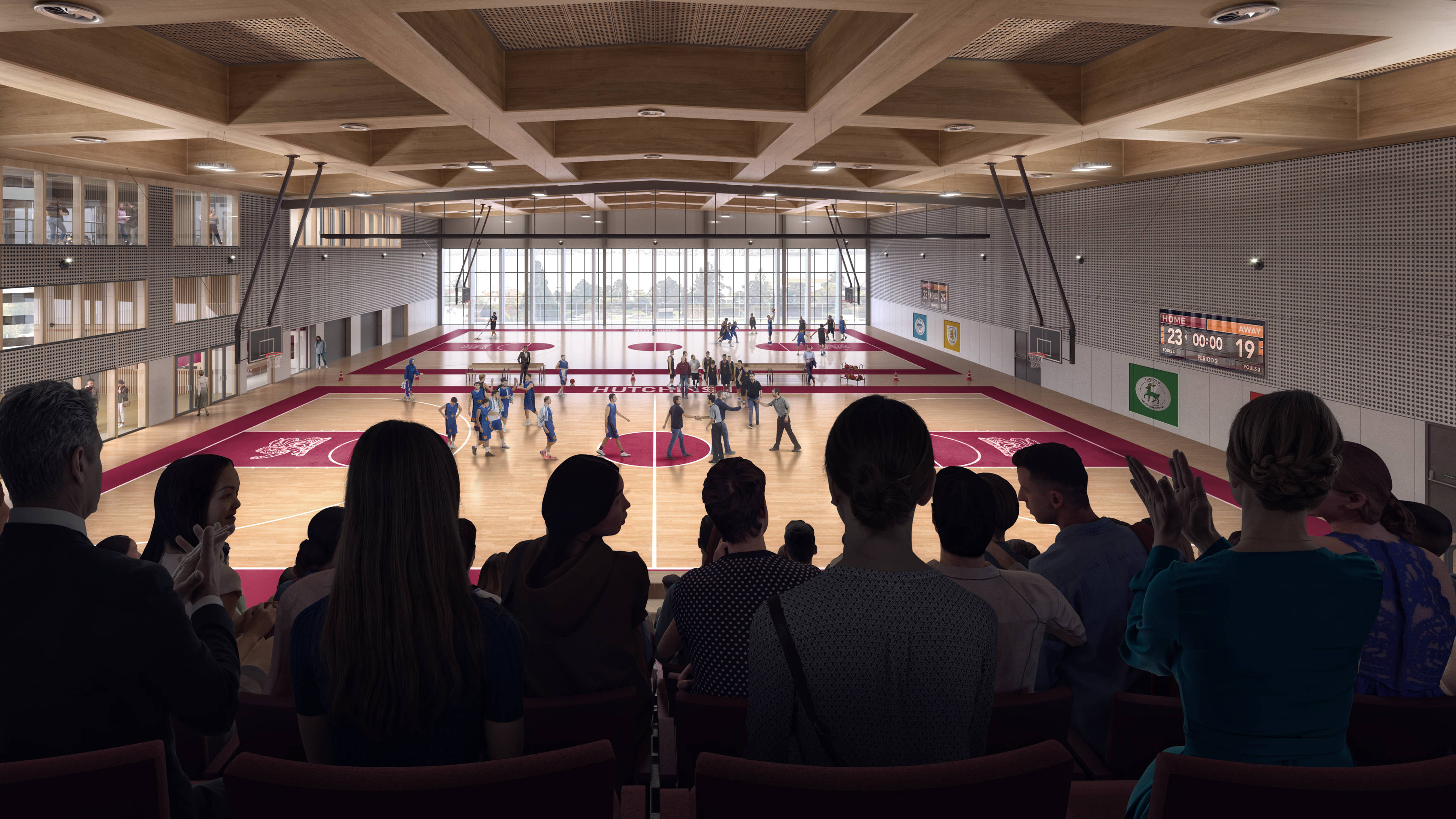 Artist’s impression, N J Edwards Hub auditorium