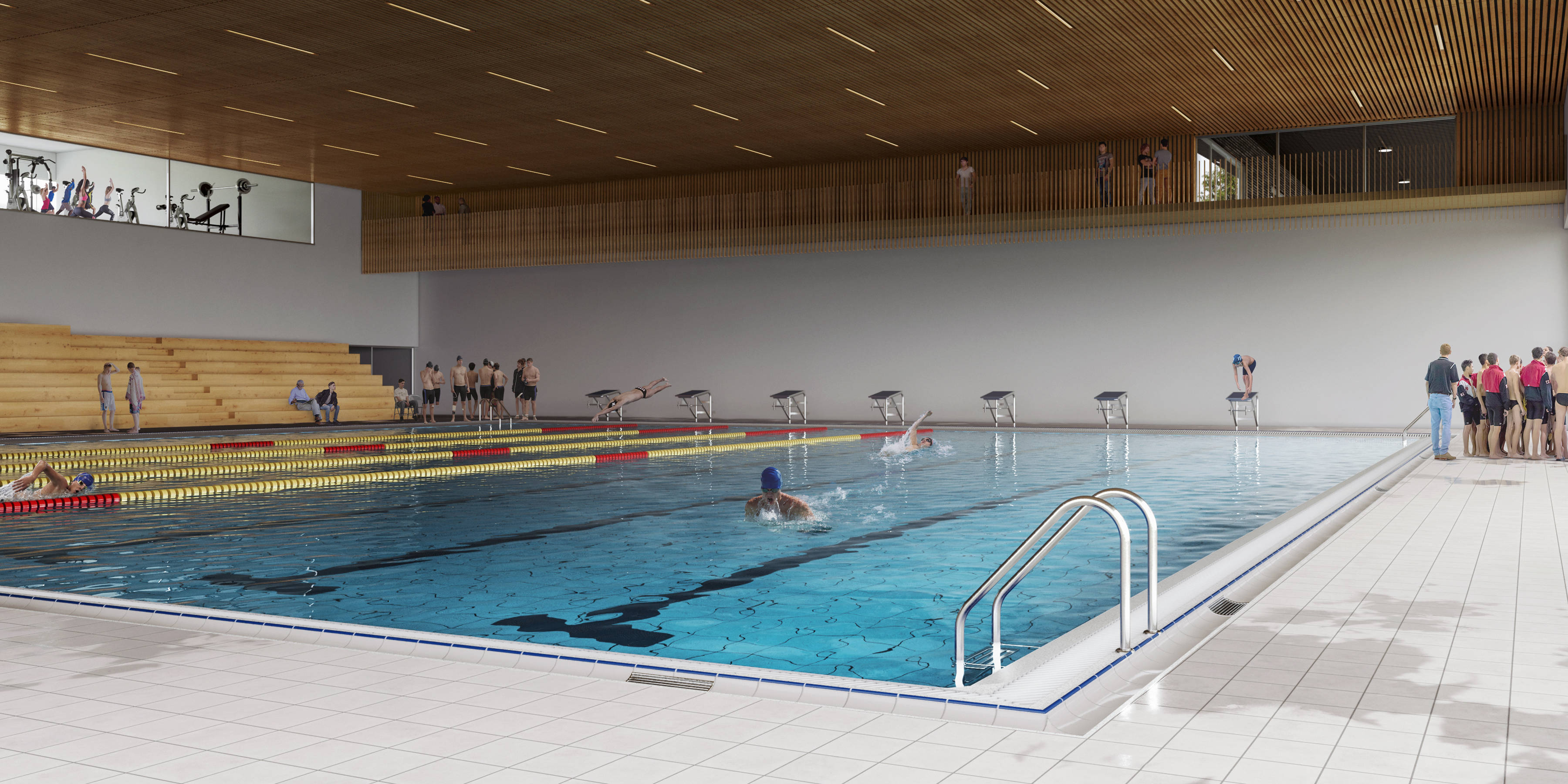 Artist’s impression, indoor pool facility